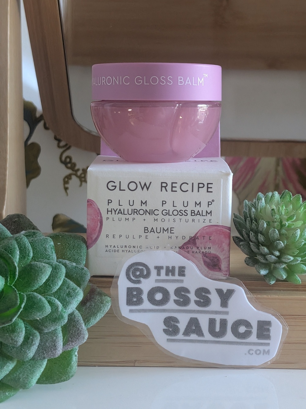Glow Recipe Plum Plump Hyaluronic Gloss Balm NWT 15 G